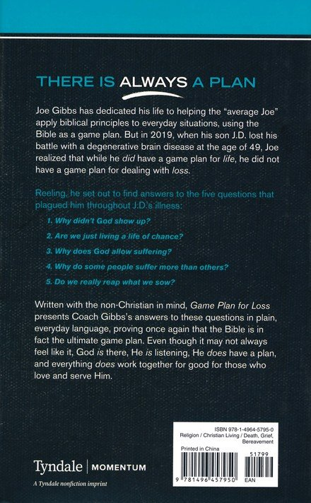 Game Plan for Loss Book