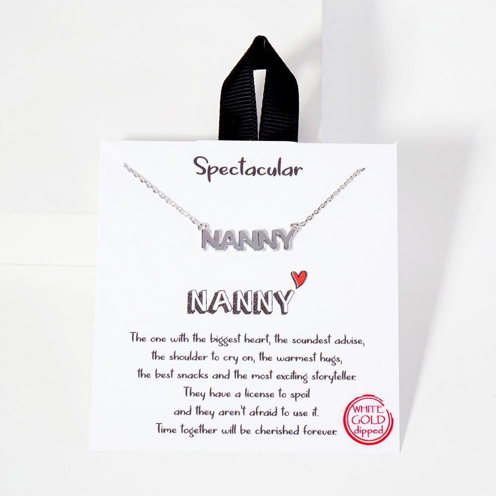 Nanny Sentiment Necklace