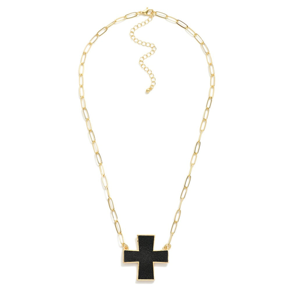Leather Cross Pendant Collection
