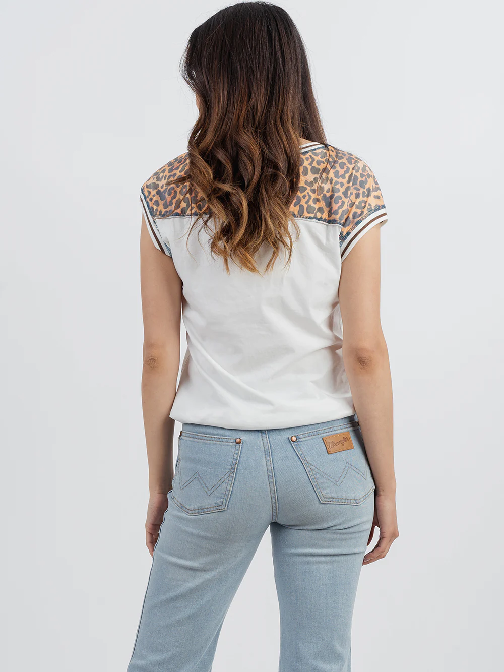 Delila Mineral Wash Cross Tee