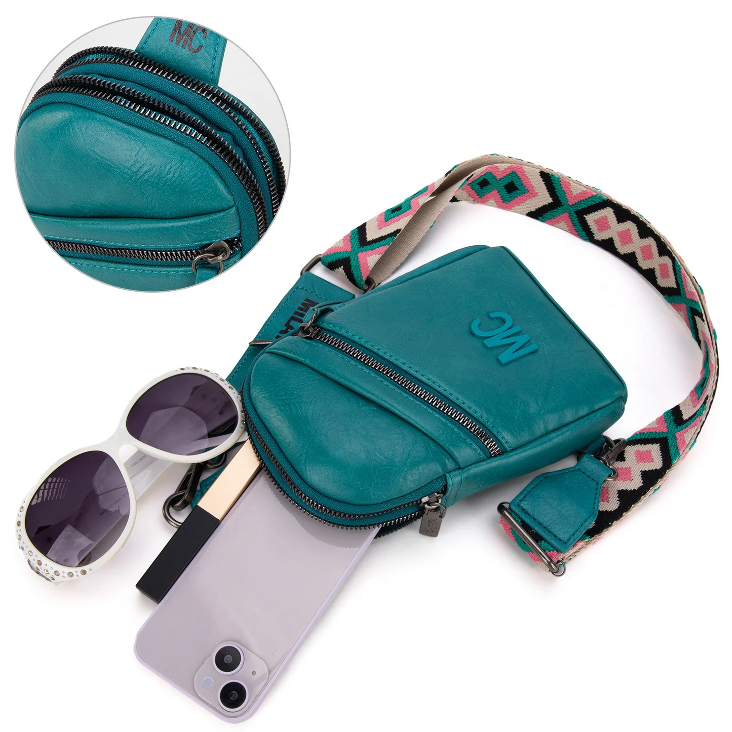 Milan Chiva Tribal Strap Sling Bag