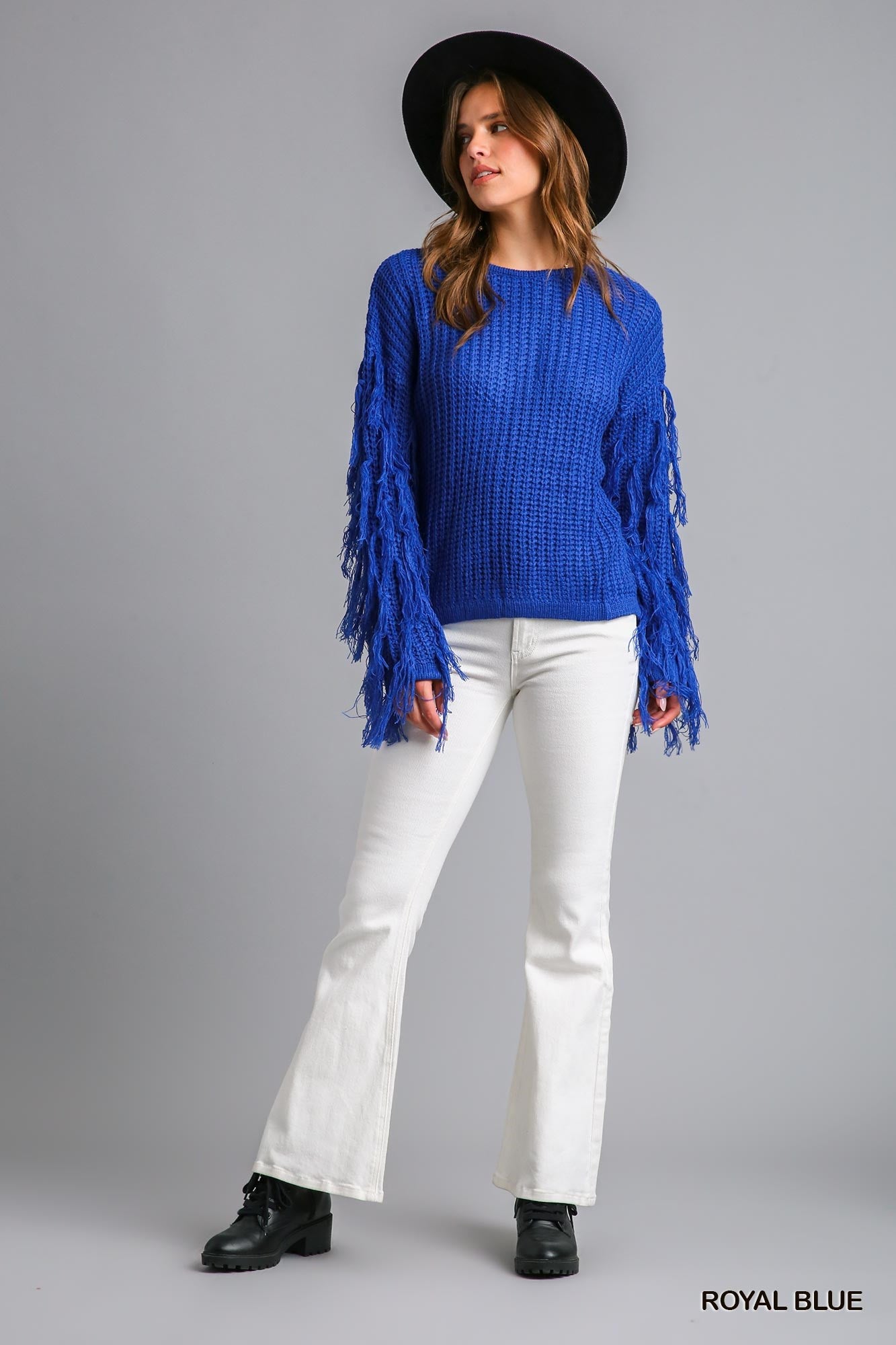 Royal Fringe Sweater