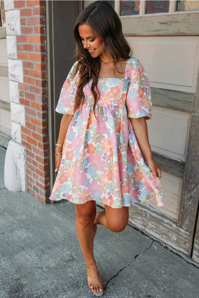 Floral Babydoll Dress