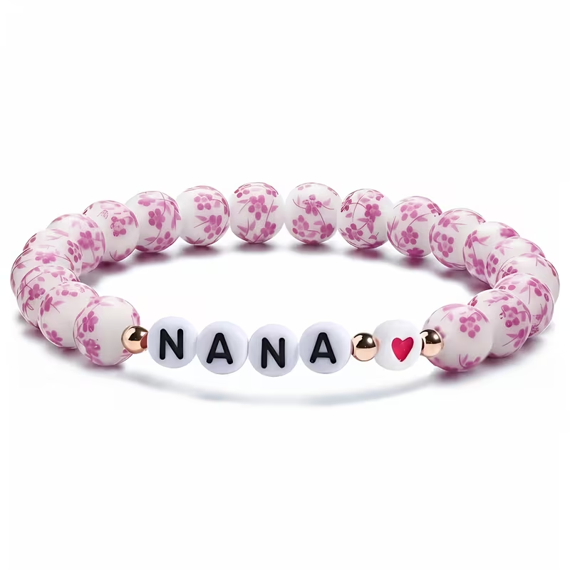 Customized Porcelain Bead Bracelet
