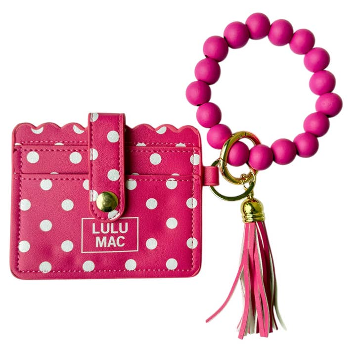 Lulu Beaded ID Wristlet