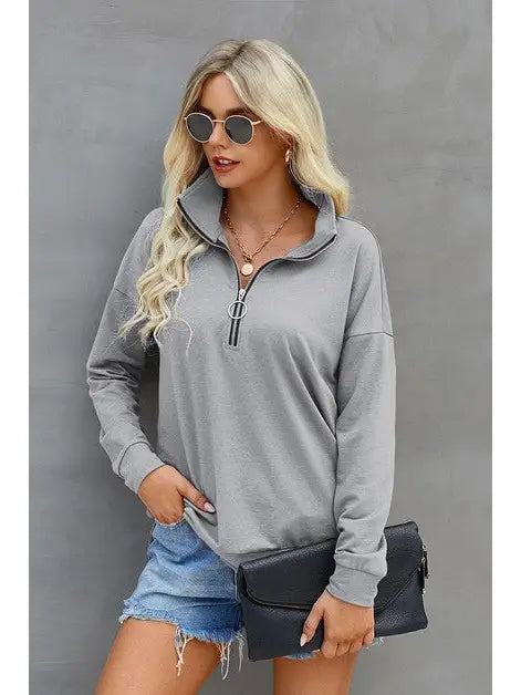 Fair Time Zip Up Sweatshirt