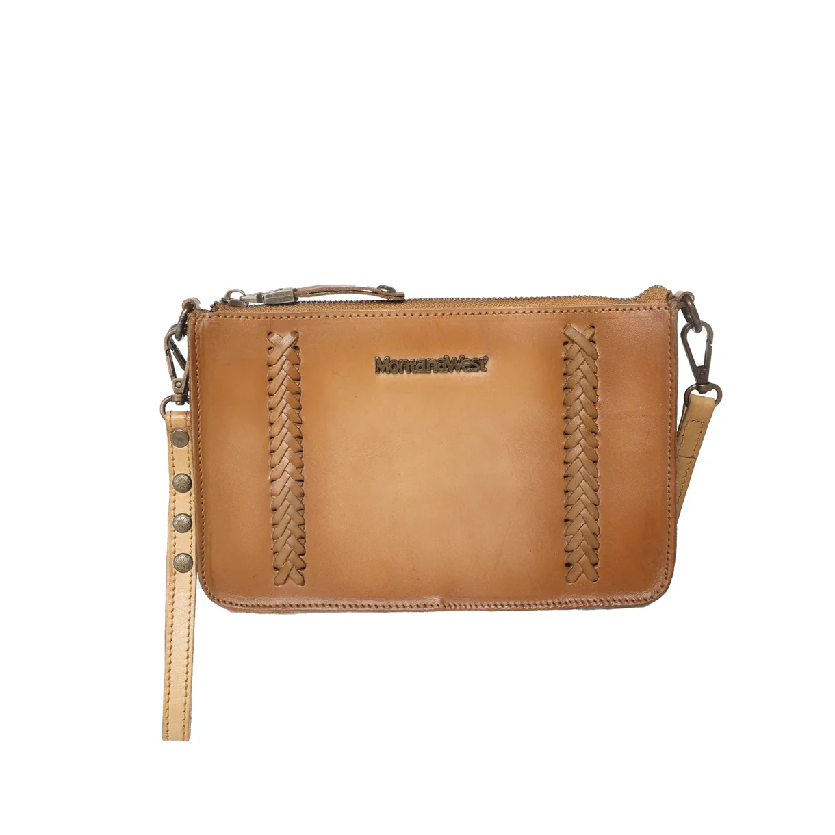 Genuine Leather Wristlet