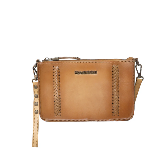 Genuine Leather Wristlet