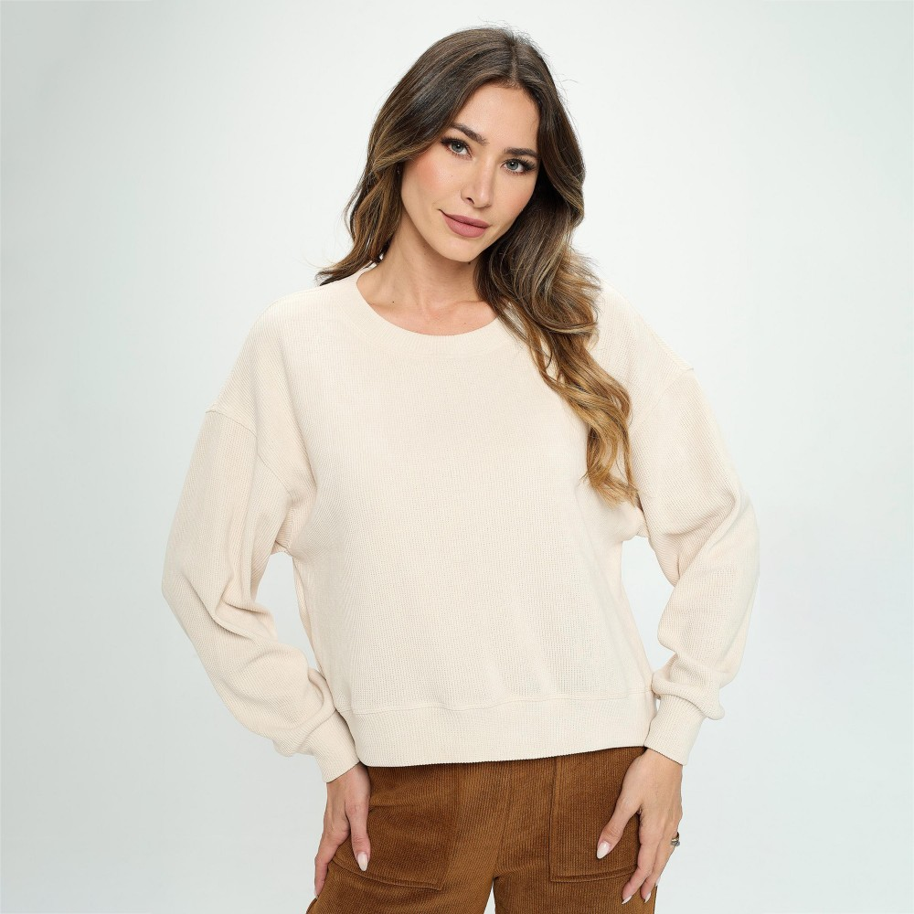 Ribbed Corduroy Top