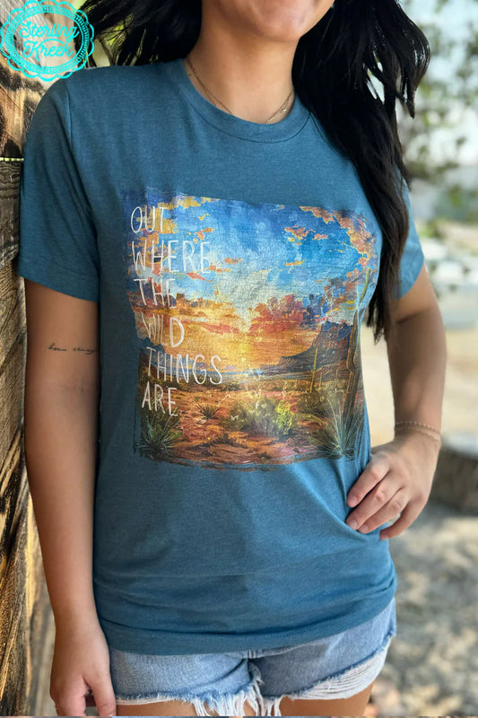 Out Where The Wild Things Are Tee