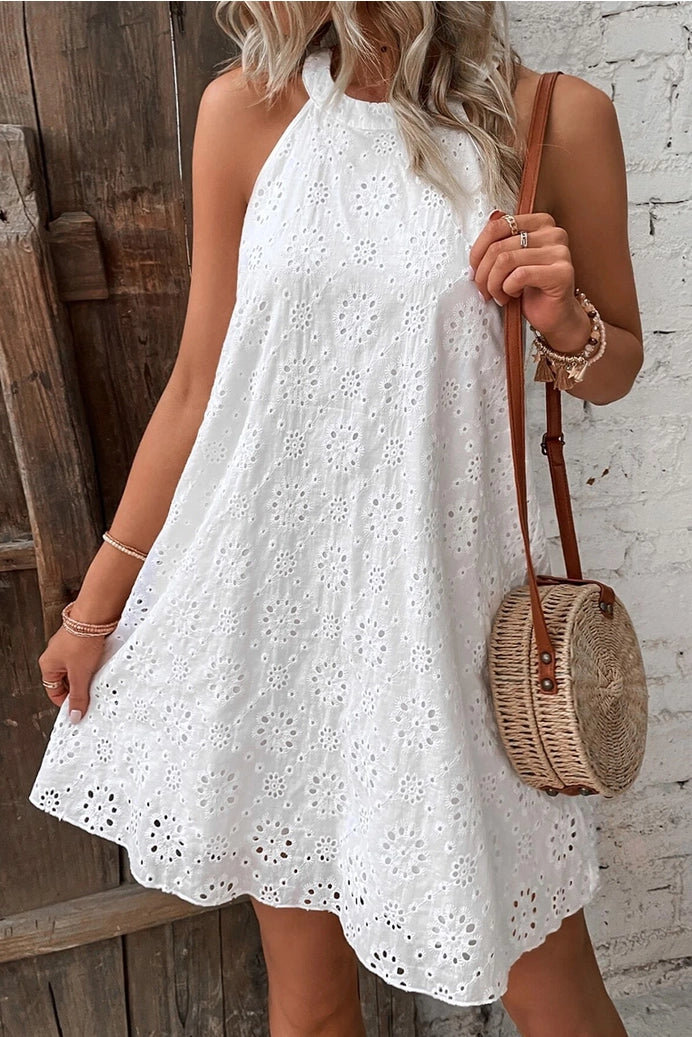 Eyelet You Love Me Dress