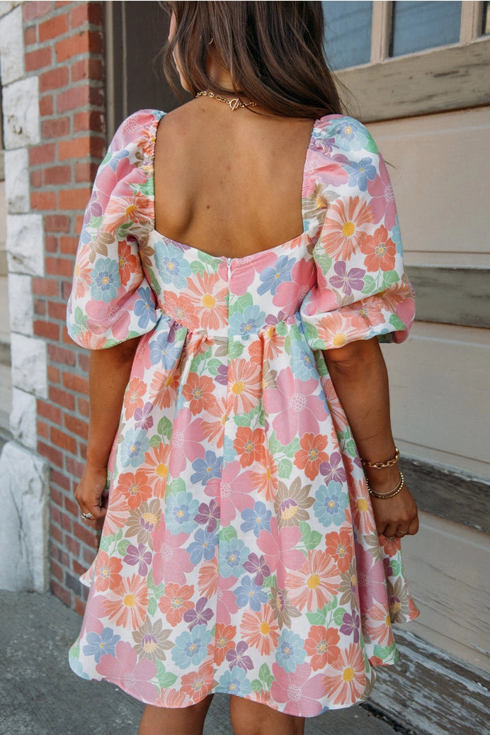 Floral Babydoll Dress