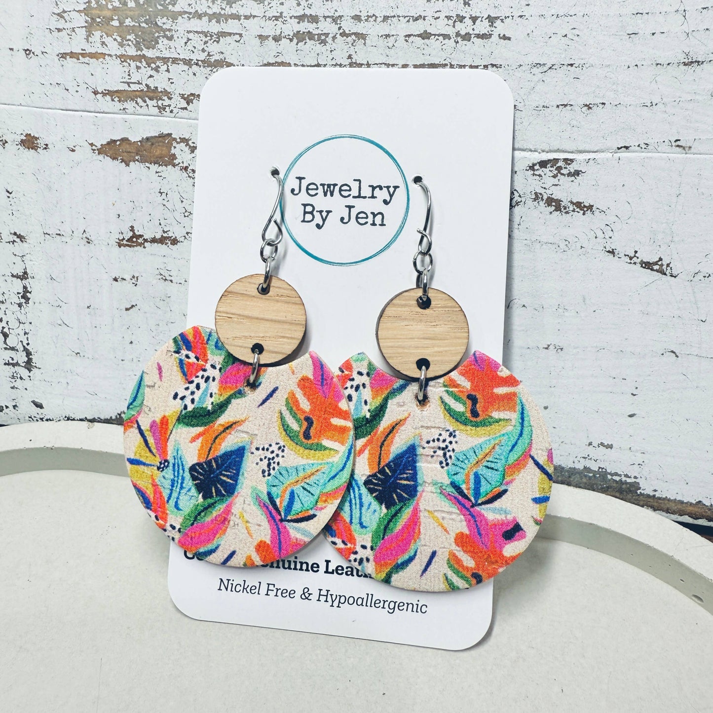 Birds of Paradise Luna Earrings