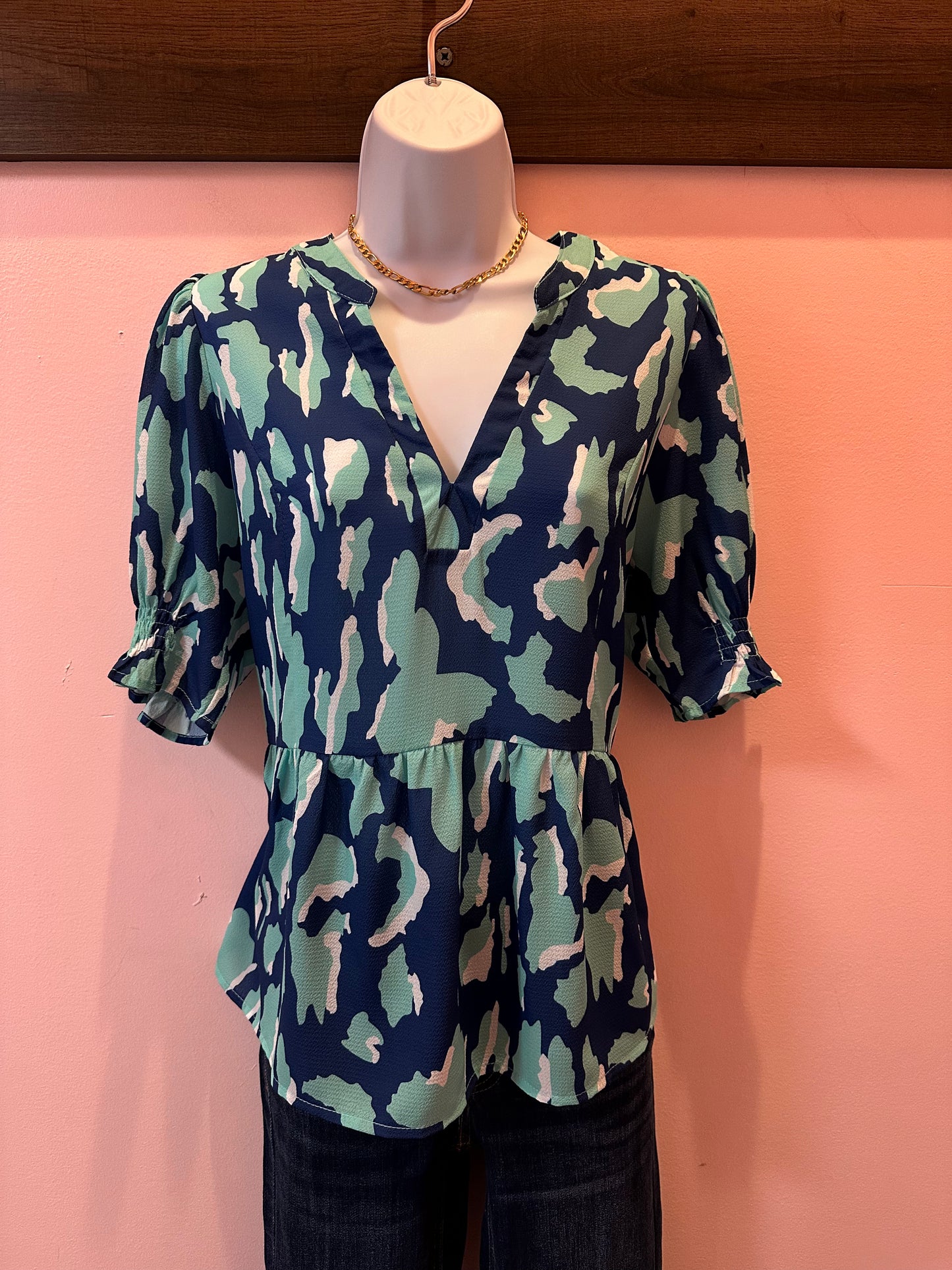 Leopard Baby Blouse