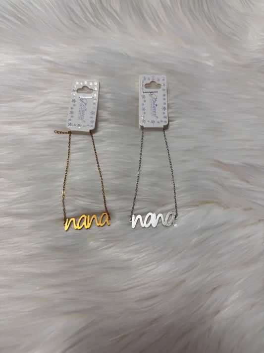 Nana Script Bracelet