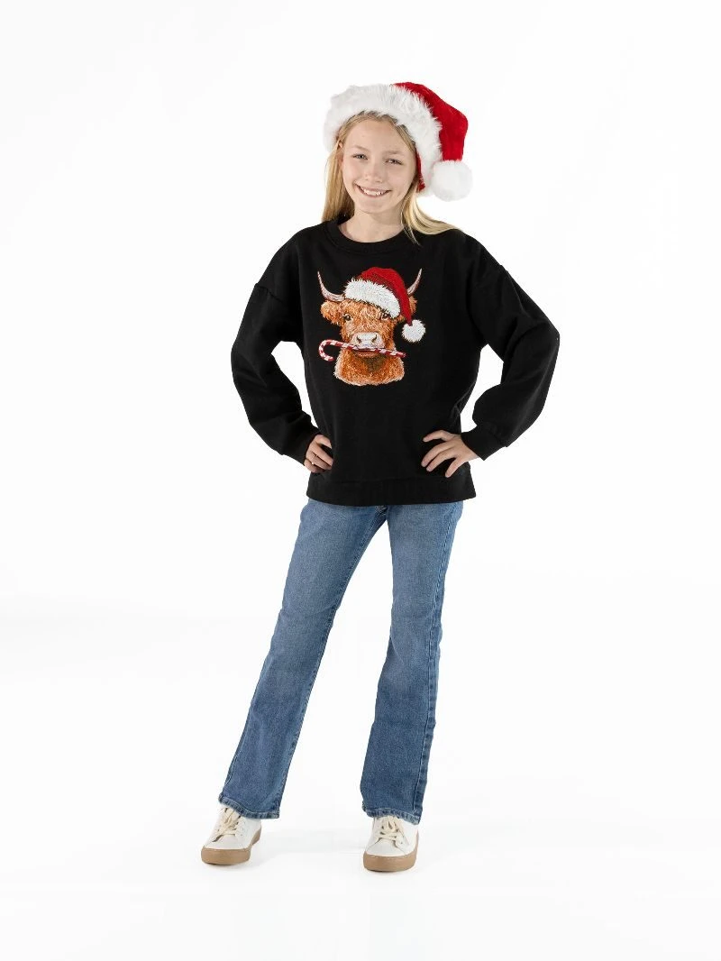 Merry Cow Crew Sweatshirt
