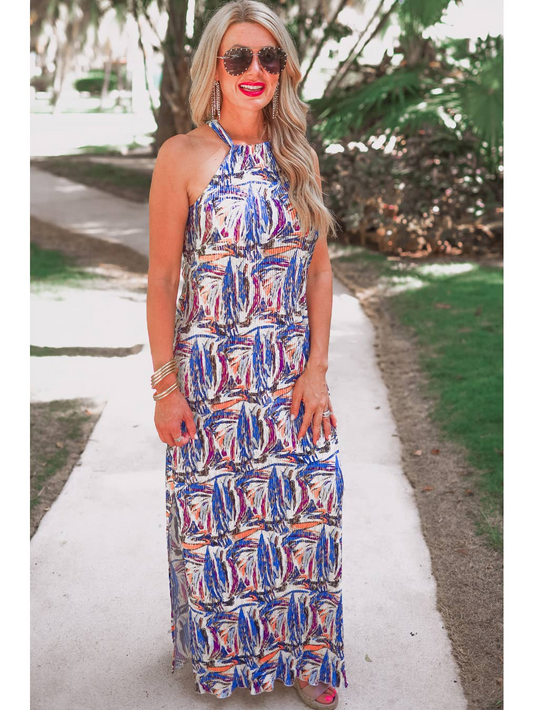 Millionaire Metallic Pleated Dress