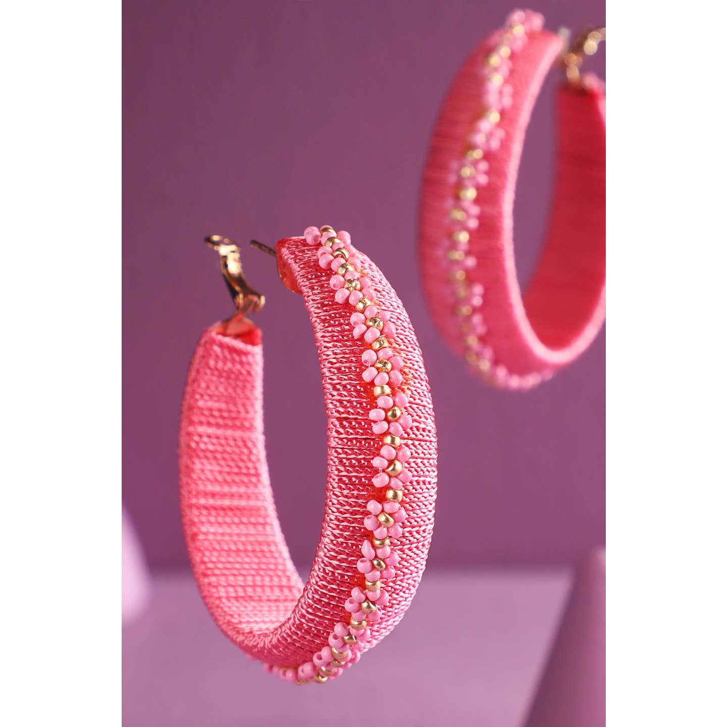 Thread Wrapped Hoops