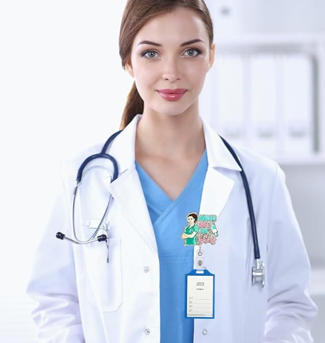 Acrylic Nurse Badge Holder