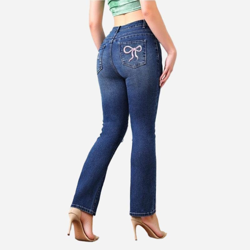It's All About That Bow Jeans