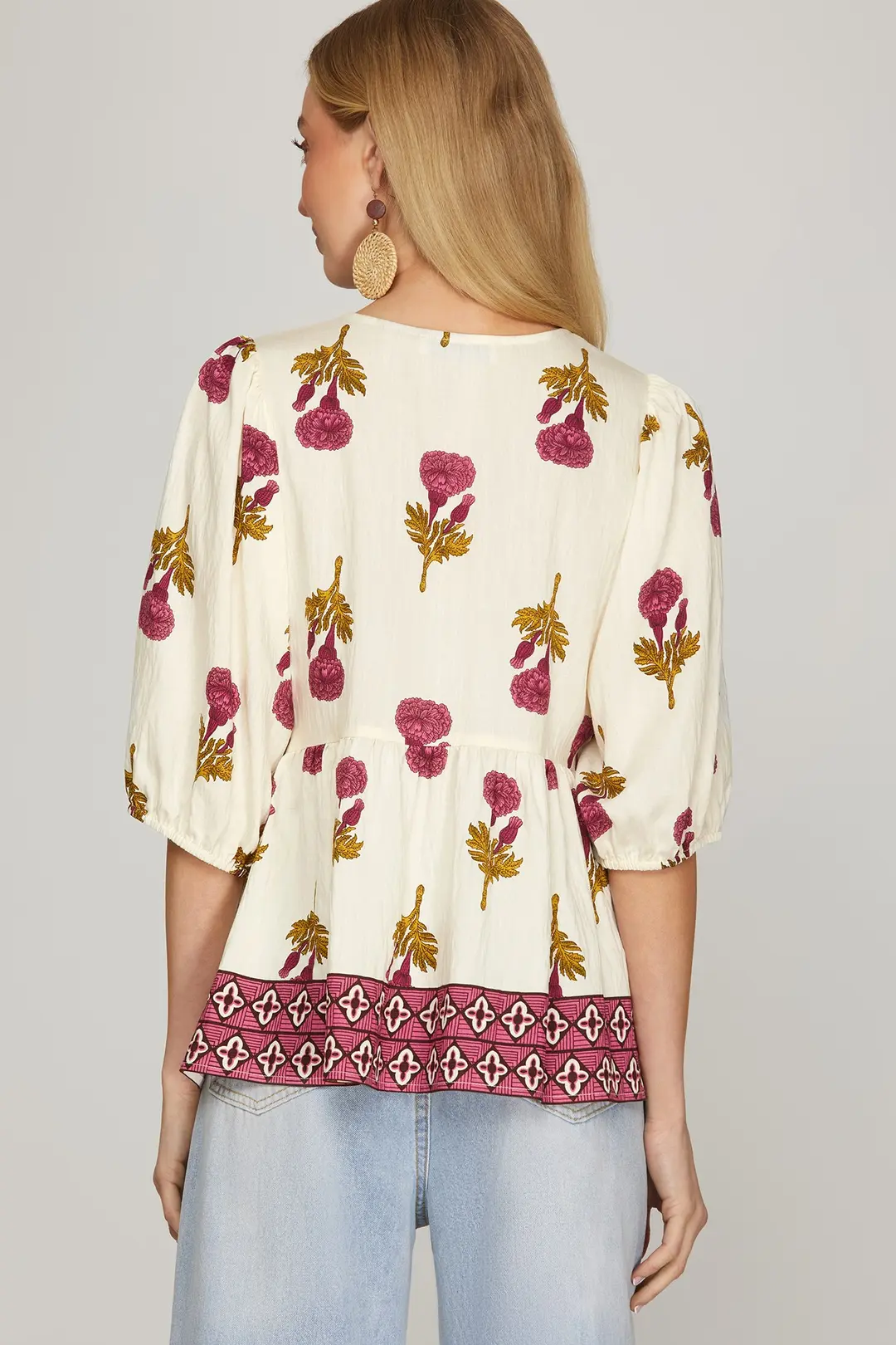Magenta Harmony Blouse