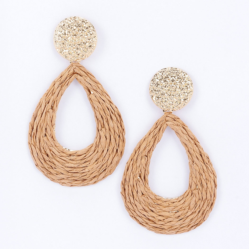 Metal & Paper Earrings