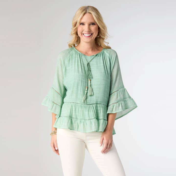 Flutter Sleeve Beauty Top