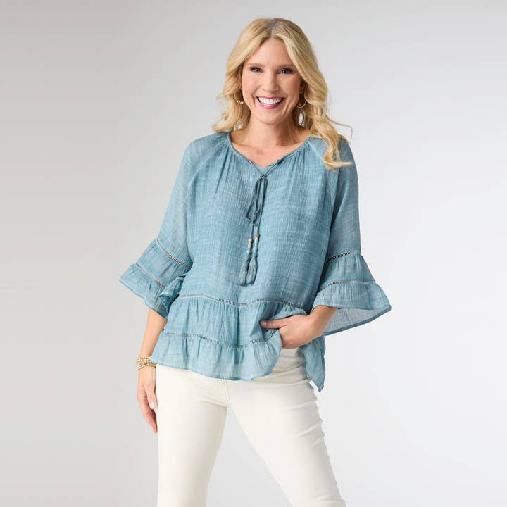 Flutter Sleeve Beauty Top
