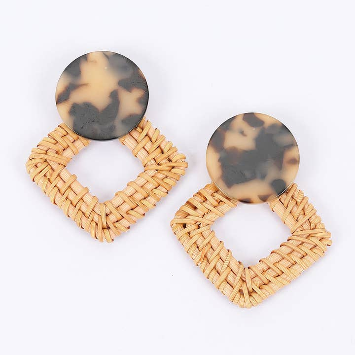 Bamboo Tortoise Earrings