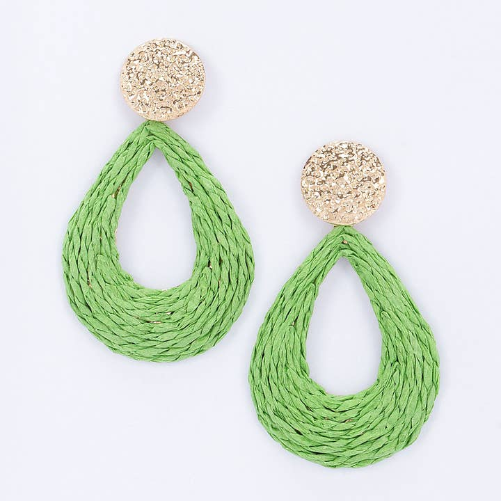Metal & Paper Earrings