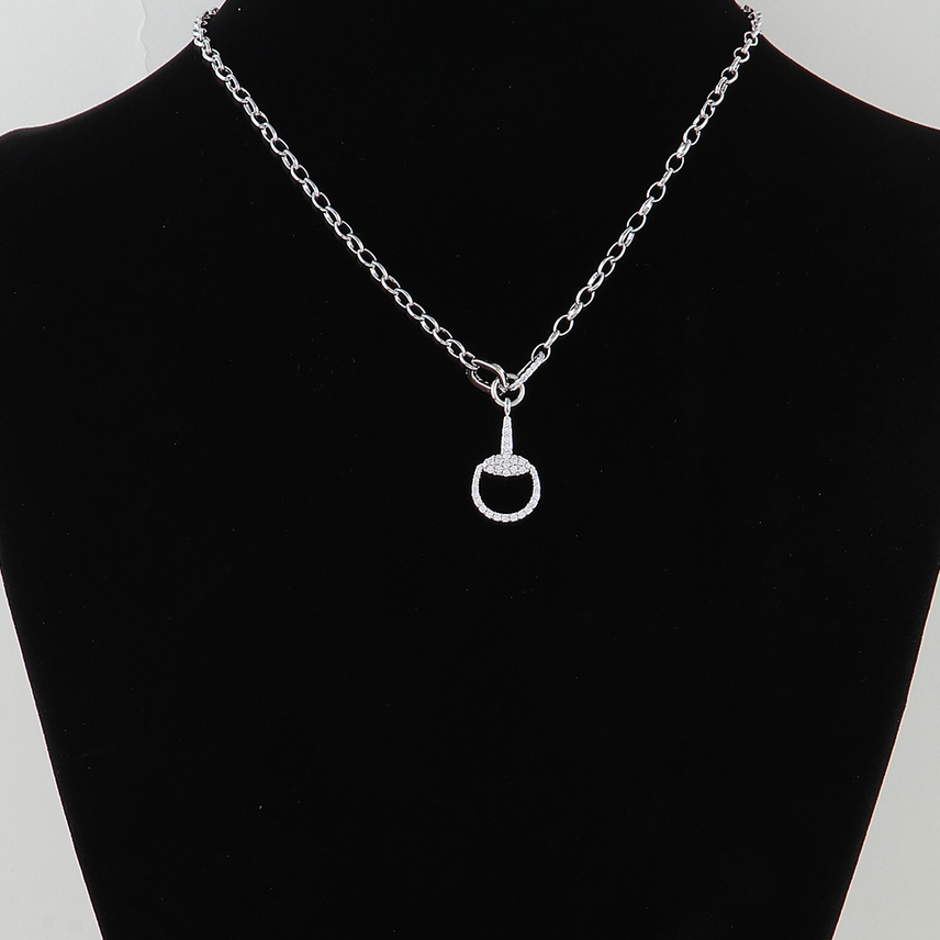 Bejeweled Equestrian Necklace