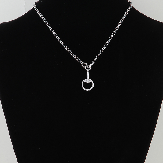 Bejeweled Equestrian Necklace