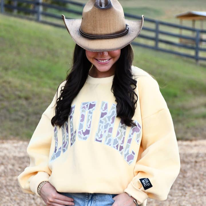 Lulu Mac Butter & Camo Sweatshirt