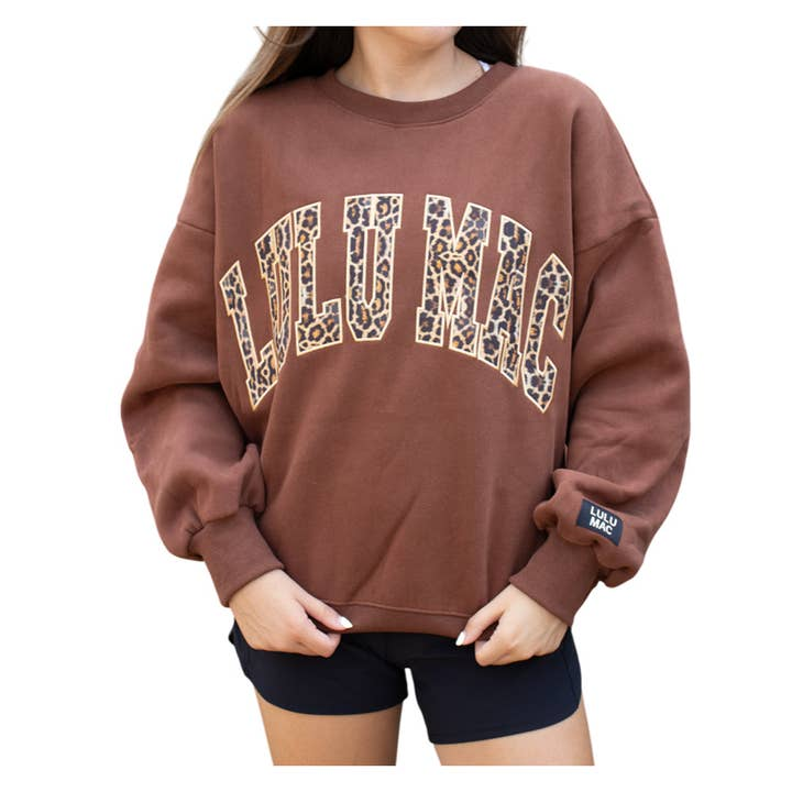 Lulu Mac Brown Leopard Sweatshirt