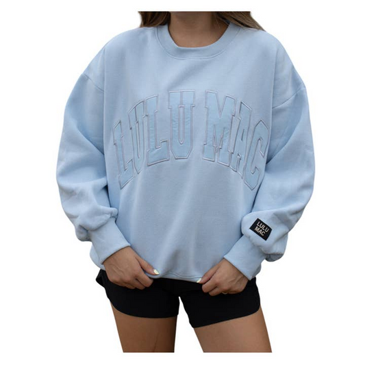 Lulu Mac Light Blue Sweatshirt
