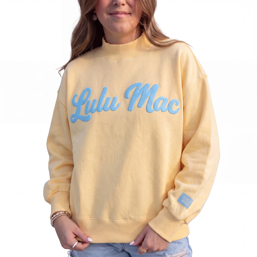 Lulu Mac Butter & Light Blue Sweatshirt