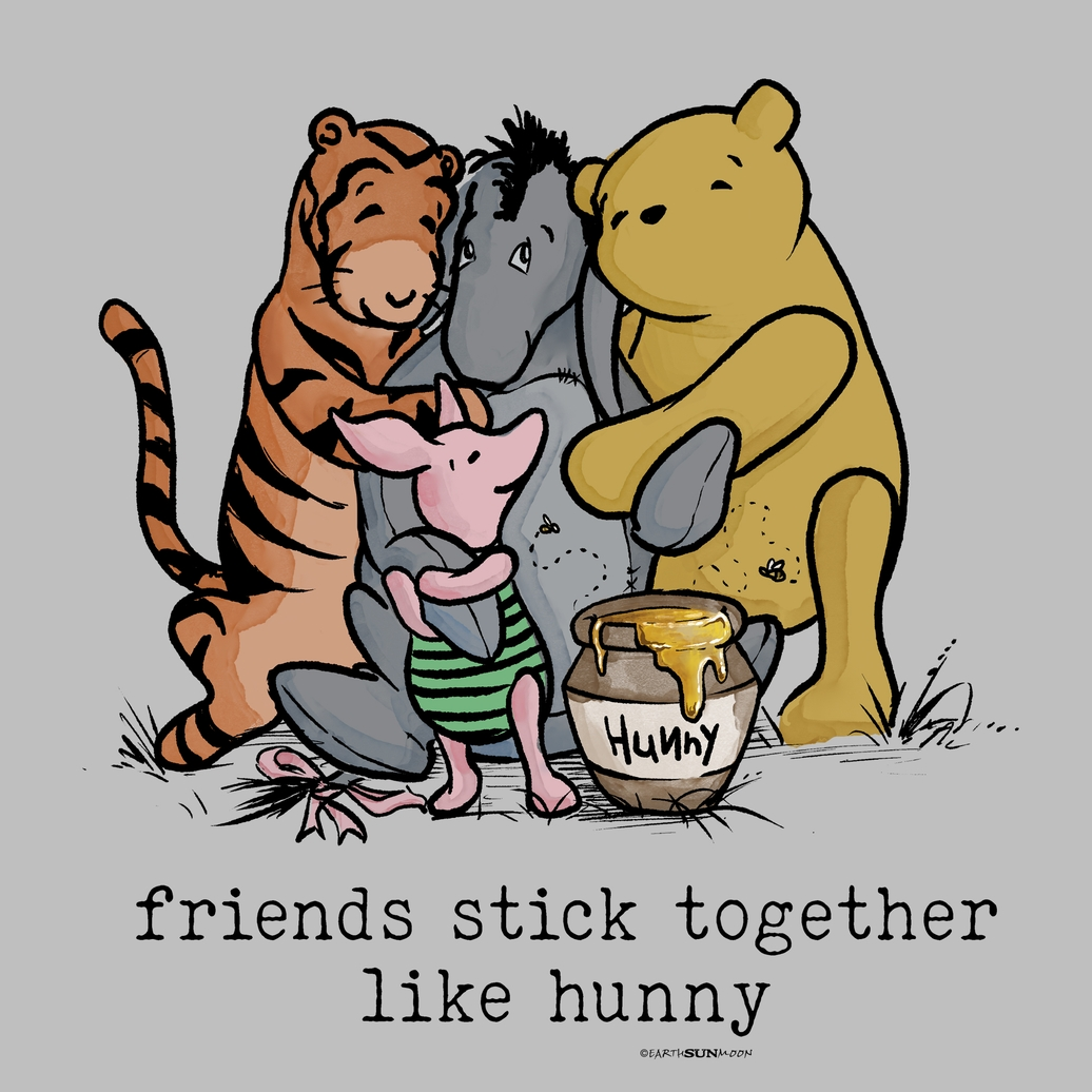 Friends Stick Together Long Sleeve Tee