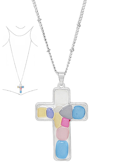 Fashion Window Stone Cross Collection