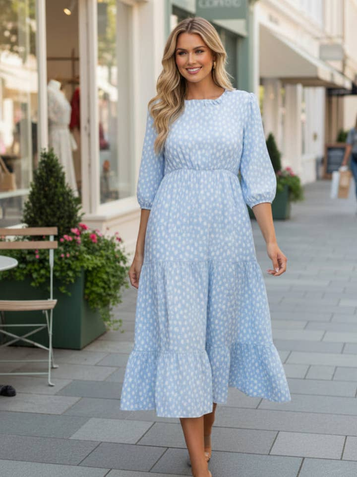 Effortless Elegance Midi Dress