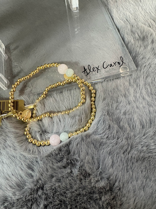 Alex Carol Glass Pearl Bracelets