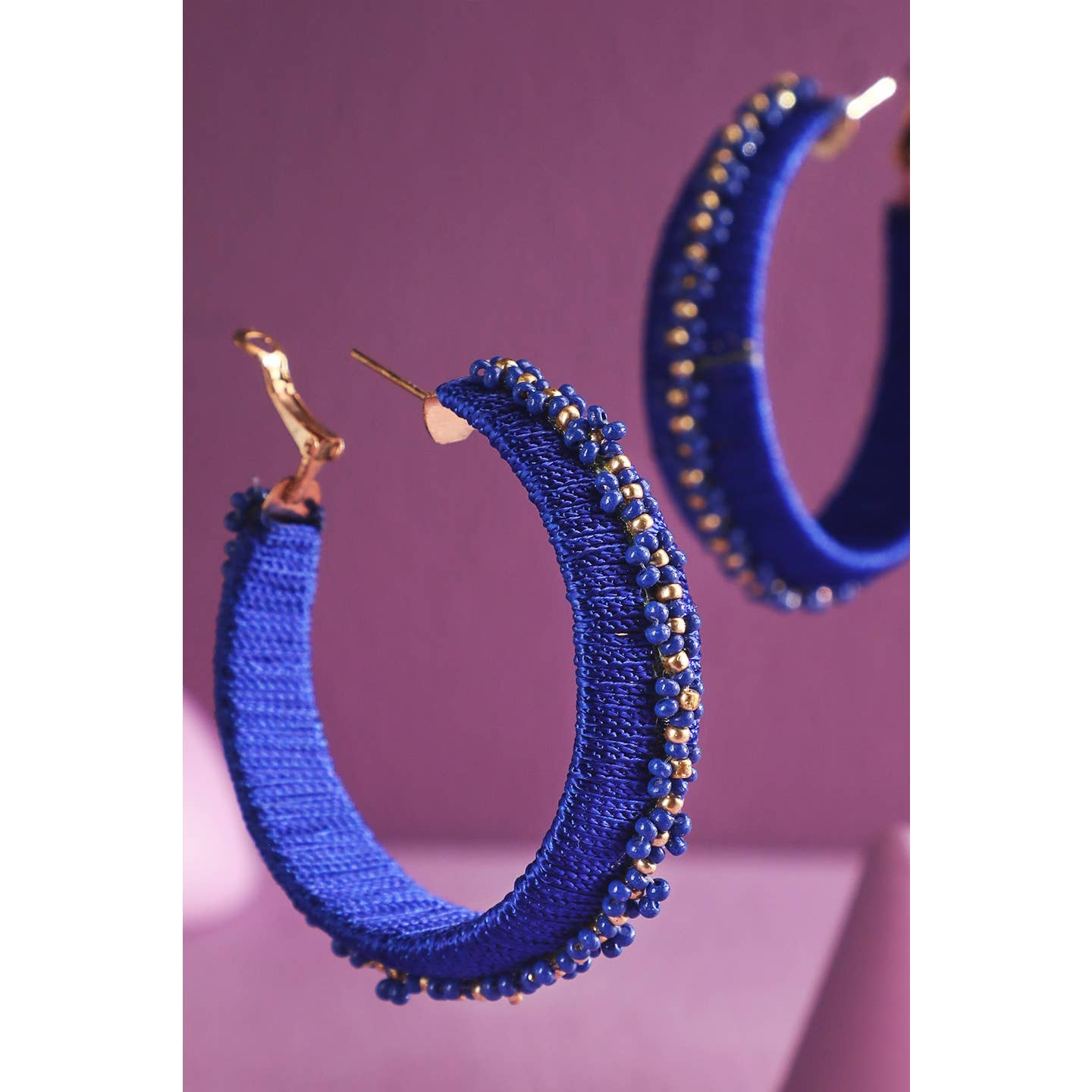 Thread Wrapped Hoops