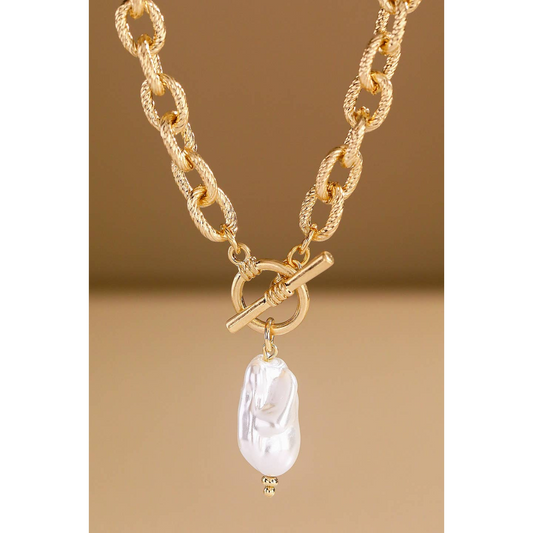 Pearl Toggle Necklace