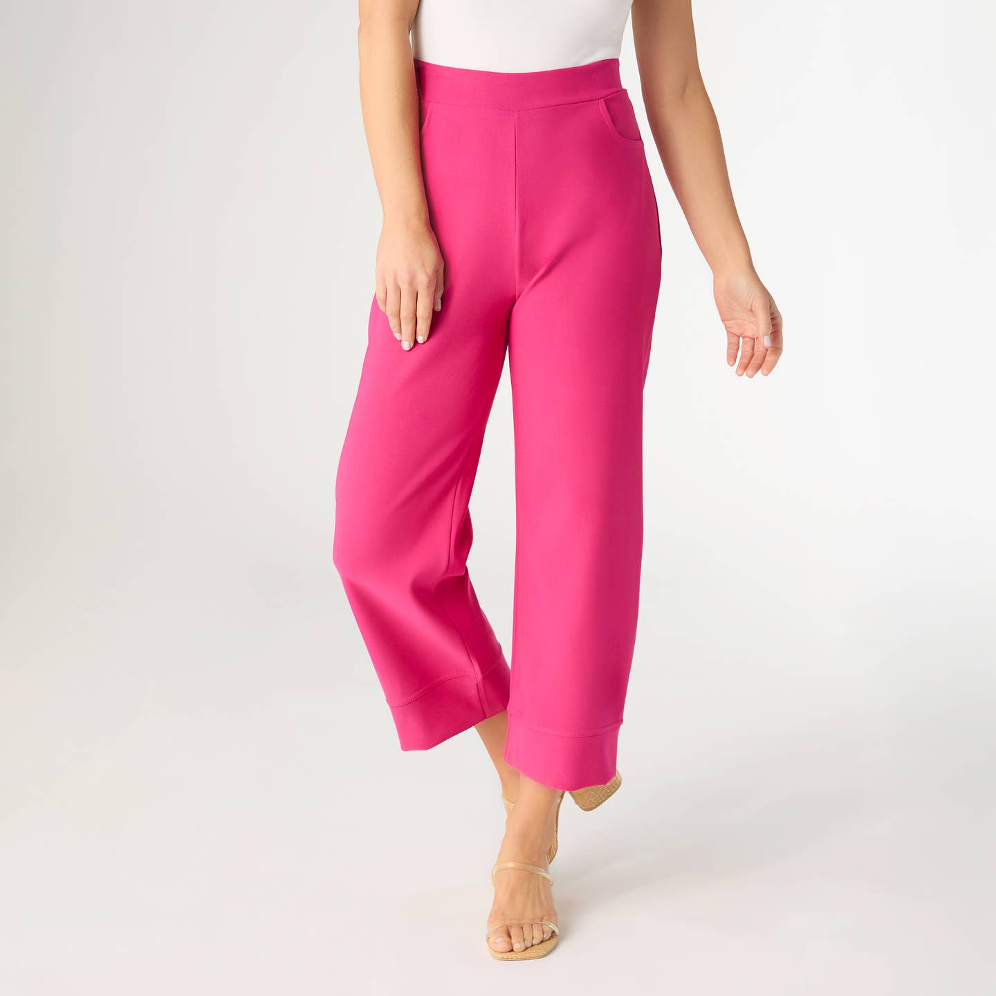 Georgie Wide Leg Cropped