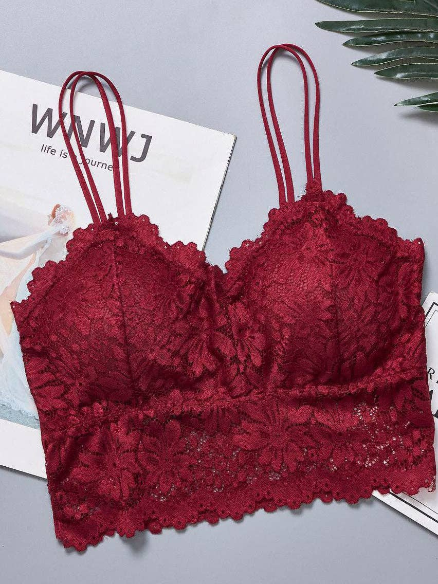 Lace Double Strap Bralette