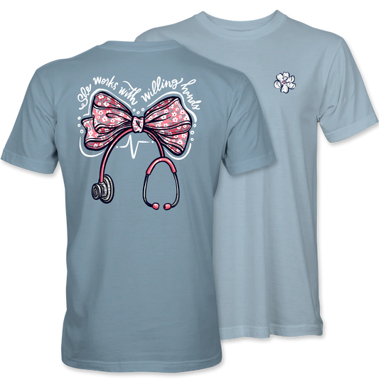 Nurse Bow Tee