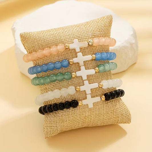 Cross Stretch Bracelet
