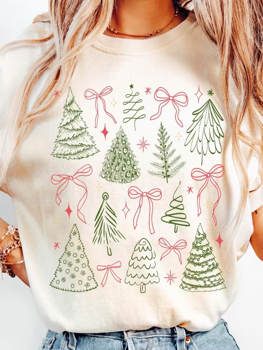 Coquette Christmas Tee