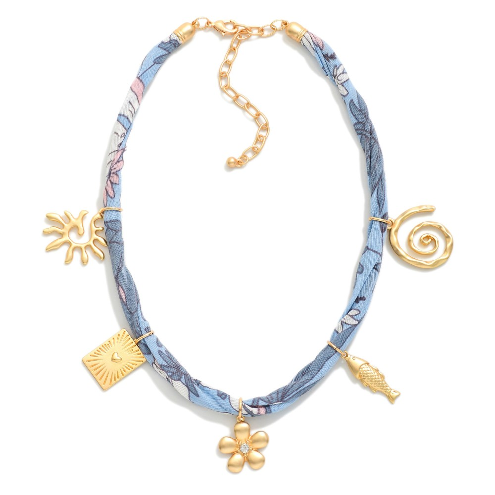 Scarf Charm Necklace