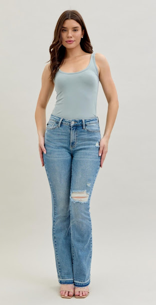 Destroy & Released Hem Bootcut 88632