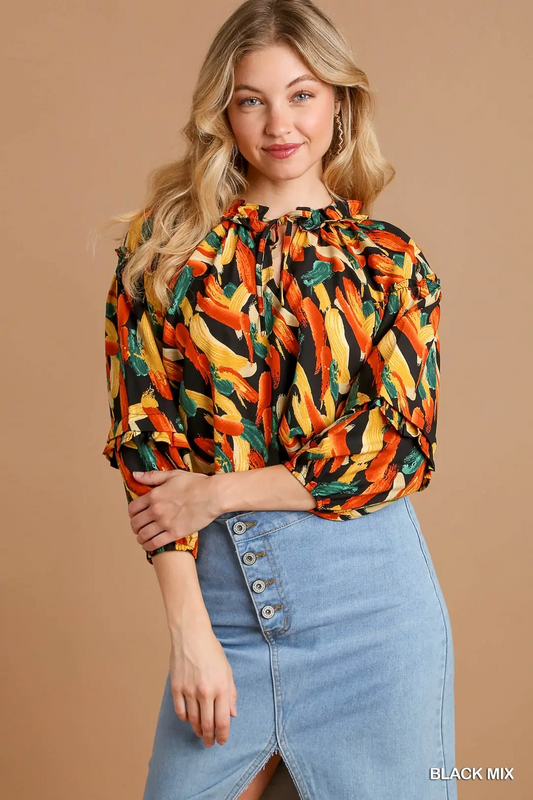 Brushstrokes Blouse